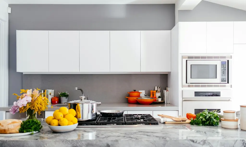 Clean utility room with practical home appliances, illustrating appliance and practical item rental types